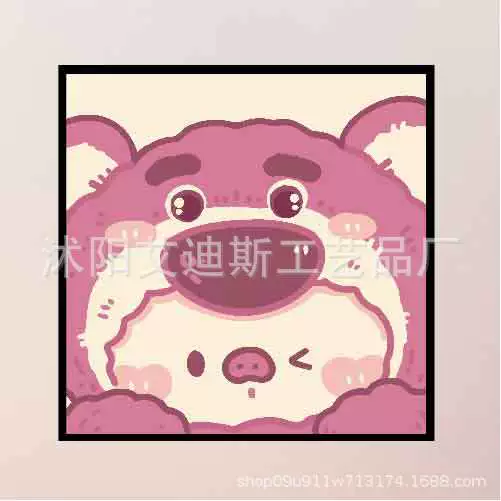DIY заполнение детской цифровой масляной живопись красивый стиль оформление Sanrio ручной заполнение цвет терапия картина производитель оптом
