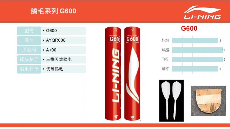 李寧バドミントンg 100/g 300/g 200フォアグラc 10鴨毛g 600/30飛行安定防風ボール|undefined