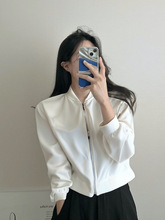 实拍 韩国东大门棒球服女短款外套女夹克休闲秋冬