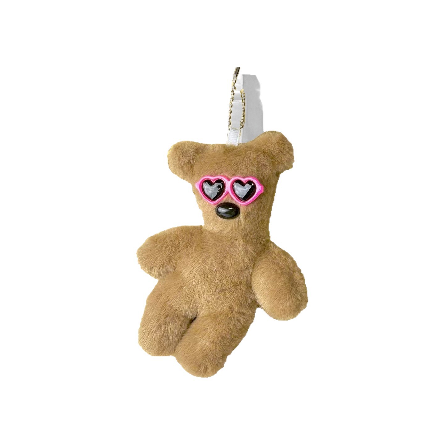 Gfas de sol de alto valor Mr. Bean Teddy Bear chirriando muñecas de peluche acabadas colgantes bolsas escolares de pareja regalo