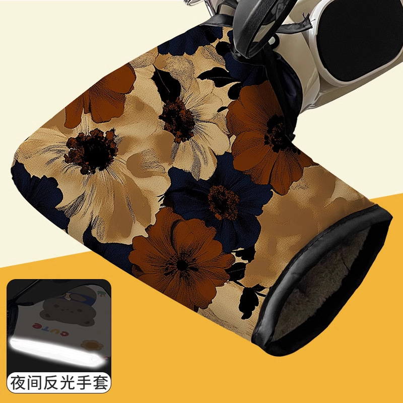 황금 꽃❤[방풍 및 방수/두꺼운 벨벳] 조임끈 그립