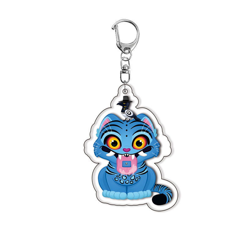【夹层】恶魔猎手亚克力钥匙扣 伊利丹·怒风 动漫周边背包挂饰|undefined