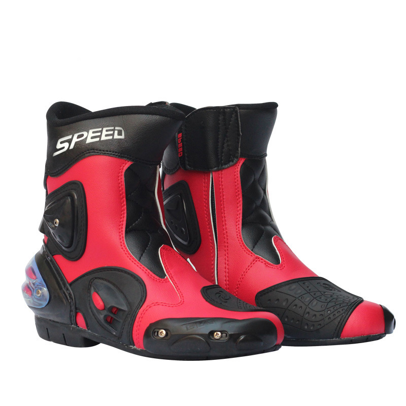 Zapatos de ciclismo de motocicleta Botas de ciclismo de longitud media para hombre, zapatos de carreras casuales, botas todoterreno, zapatos de motocicleta, cuatro estaciones