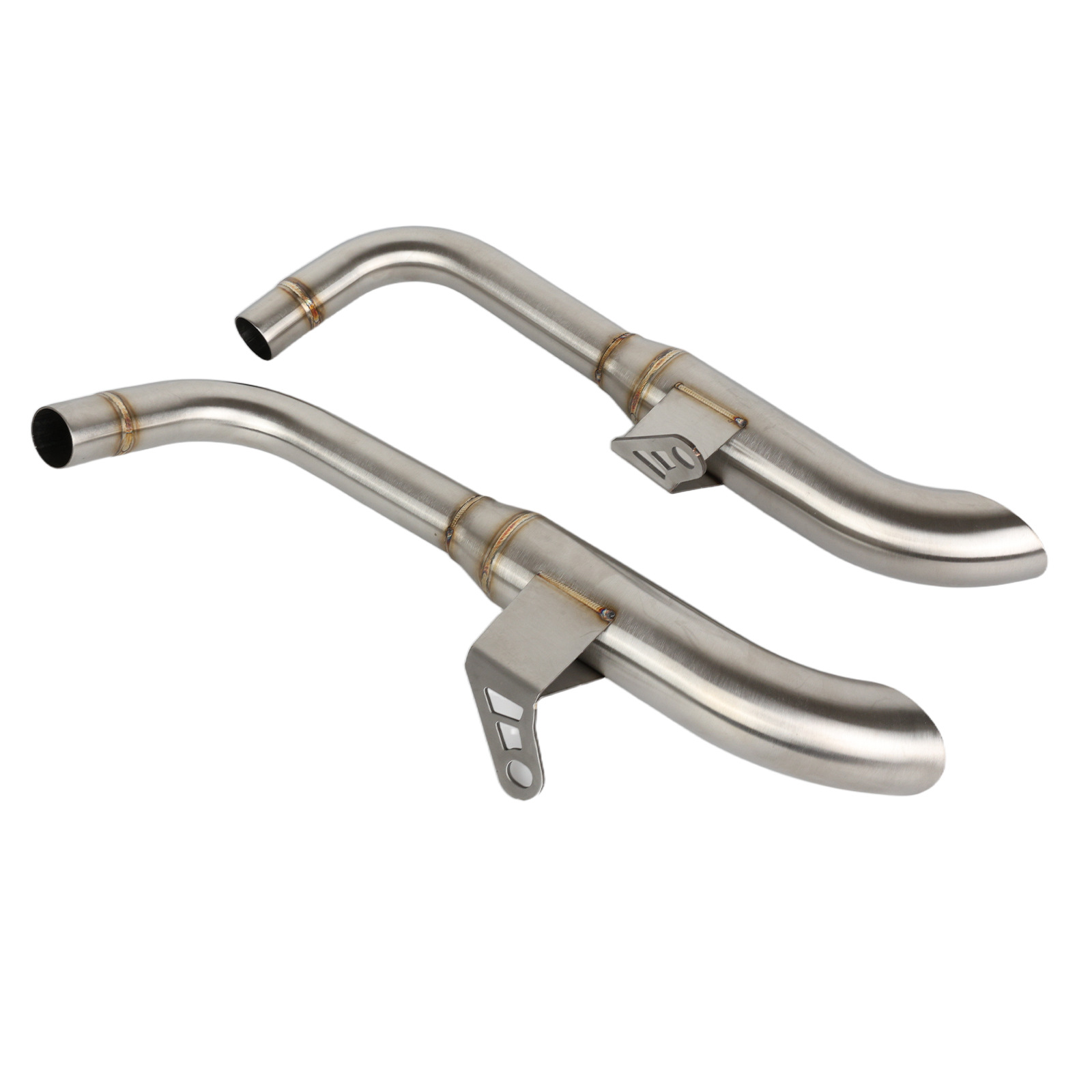 Suitable for Triumph Bobber Modified Motorcycle Exhaust Pipe Stainless Steel Exhaust Tail Section Exhaust 16-25 Years