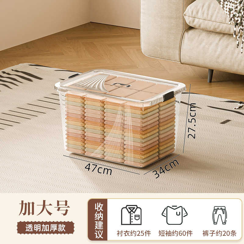 収納ボックス蓋付き家庭用衣類玩具スナック本手提げ収納ボックス大容量プラスチック整理ボックス卸売り|undefined