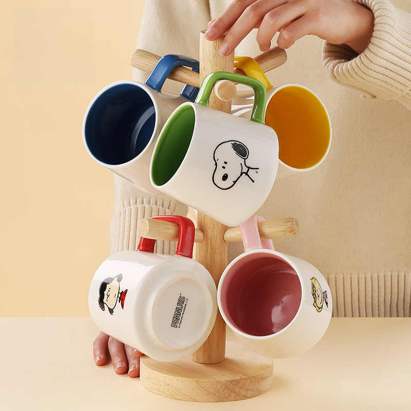 Ceramic cup with a spoon of the Mark Cup Female Creative INS Feng…