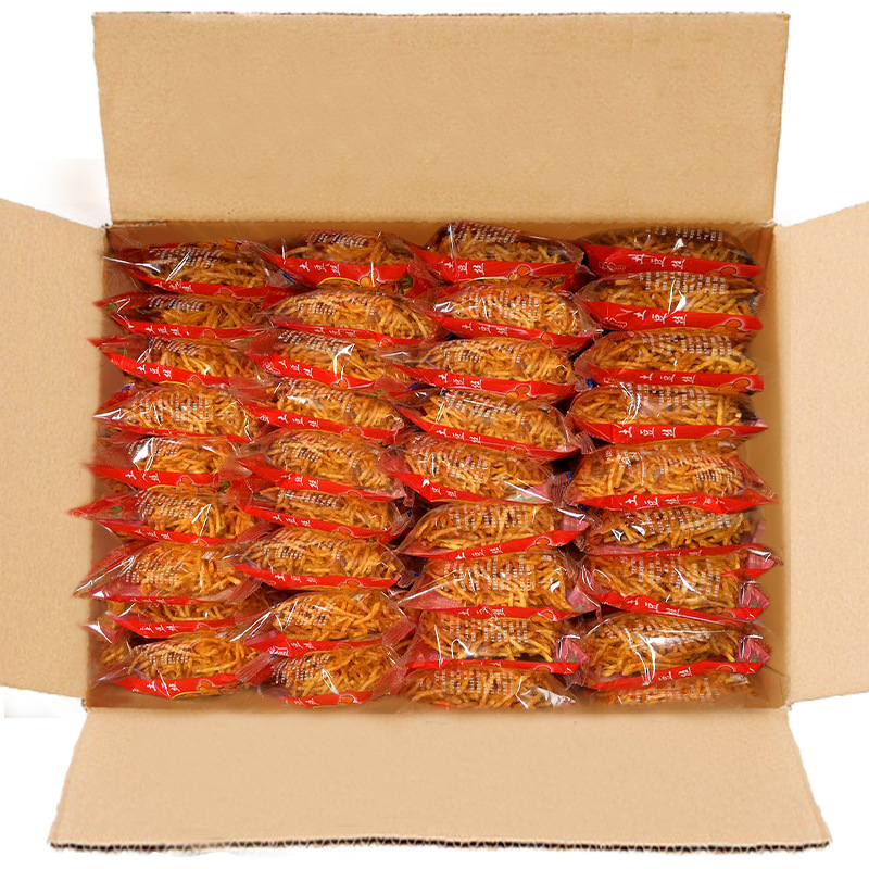 One-time delivery of Yunnan and Guizhou specialty spicy potato chips, Luliang yam strips, snack for hunger, night snacks, bulk