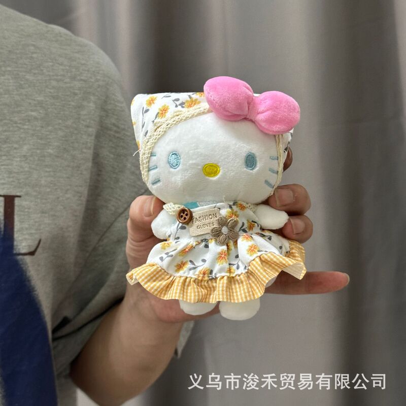 ハローキティバッグペンダントリトルシェフシリーズハローキティ人形ペンダントかわいい漫画人形キーホルダー|undefined