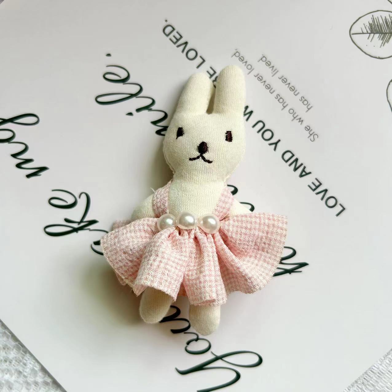 New Red Dress Rabbit Pink Checkered Full Body Rabbit Costume Headwear Accessories Shoes Socks Box Bags Accessory
