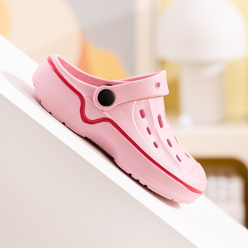 Qida Shun New Children's Hole Shoes Summer Rafting Unisex Parent-Child Garden Shoes Indoor and Outdoor Slippers 30-45 Size