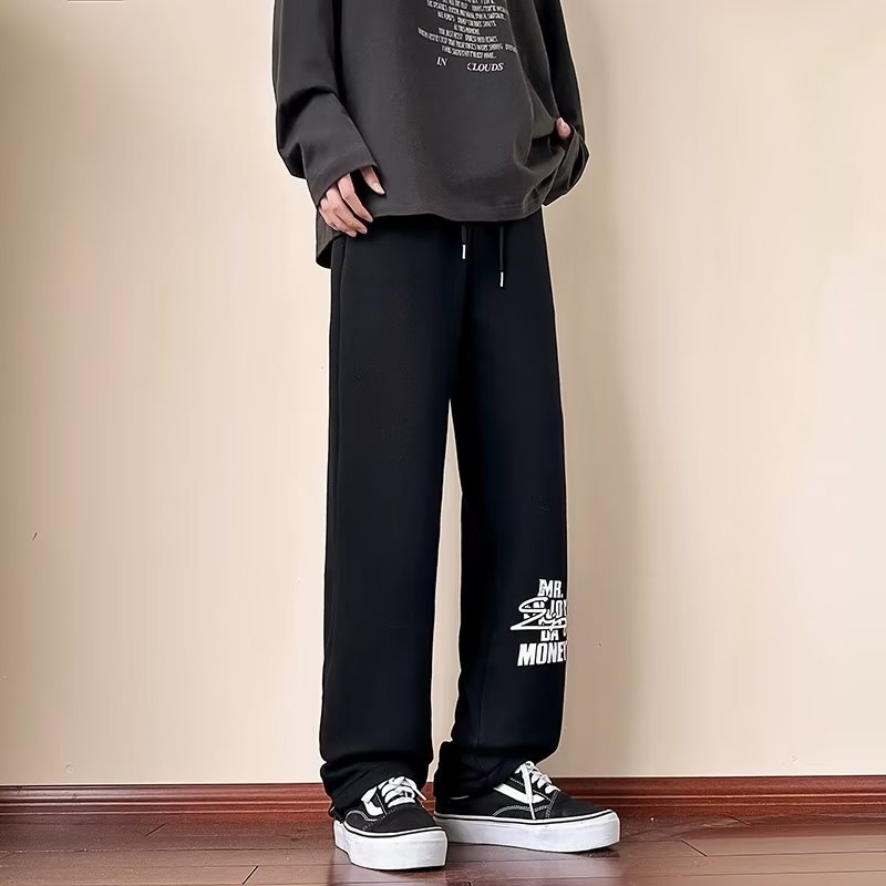 2023 primavera y otoño sueltos pantalones casuales pantalones cortos de los hombres de moda Pantalones rectos nueva llegada para hombres