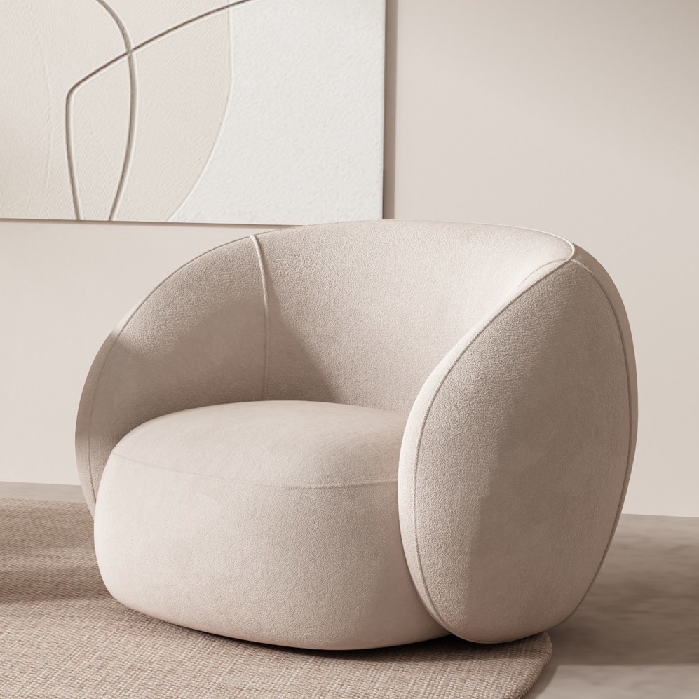 Salón de belleza sala de descanso departamento de ventas negociación sofá individual mesa redonda combinación de balcón sofá silla sala de estar