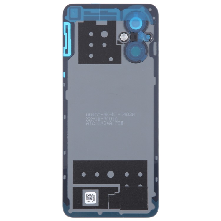 Aplicable para OnePlus Nord N20 Batería original cubierta trasera con anillo de foto (color: azul)