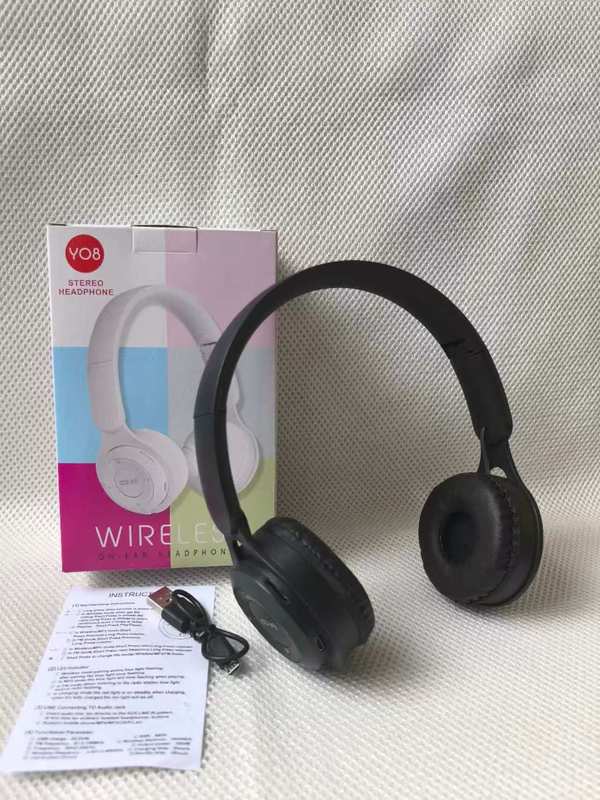 国境を越えた人気の Y08 ヘッドマウント Bluetooth ヘッドセット重低音ワイヤレス折りたたみユニバーサル携帯電話コンピュータ Bluetooth ヘッドセット|undefined