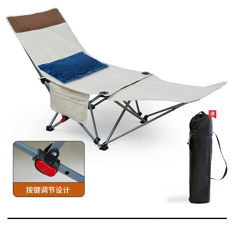 Oficina pausa para el almuerzo Cama plegable Silla individual para la siesta al aire libre Silla portátil Cama pequeña acompañante Cama plegable Jin Jin Xiao