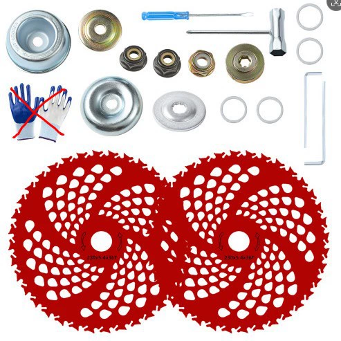 Садовые инструменты Универсальные аксессуары для газонокосилки с зубчатым лезвием пилы бензиновый двигатель прополка три слова ножницы из марганцевой стали сплав