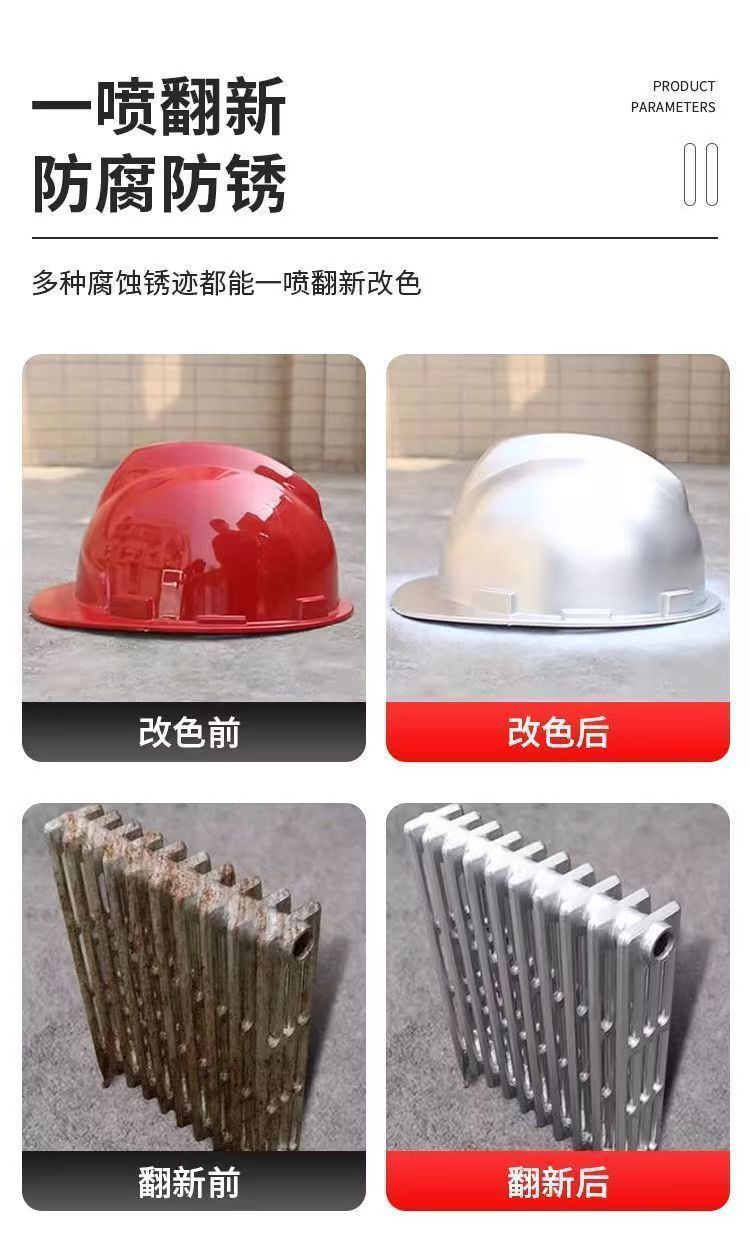 Stainless Steel Chrome-Plated Self-Painting Metal Anti-Rust Paint, Silver Powder Paint, Special Silver-Gray Paint for Soldering Points