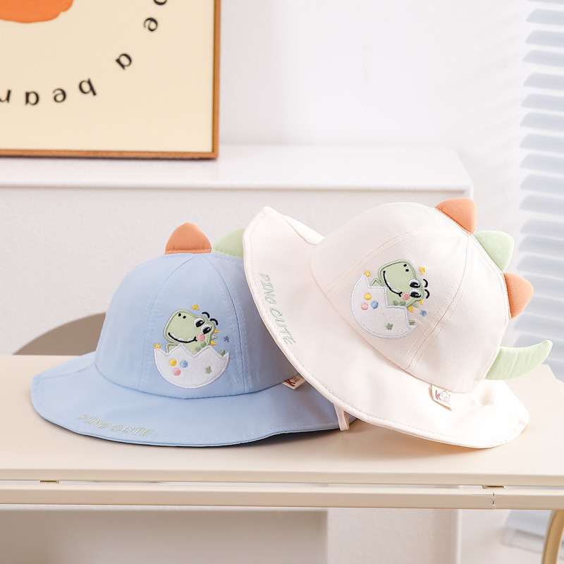 Sombrero para bebés primavera y otoño delgado lindo super pequeño mes de edad pescador sombrero universal sombrero para bebés de dibujos animados