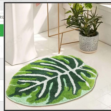 Poletna tematska preproga, nedrseča preproga za vhodna vrata, vpojna preproga za kopalnico in kuhinjo_voghion.com