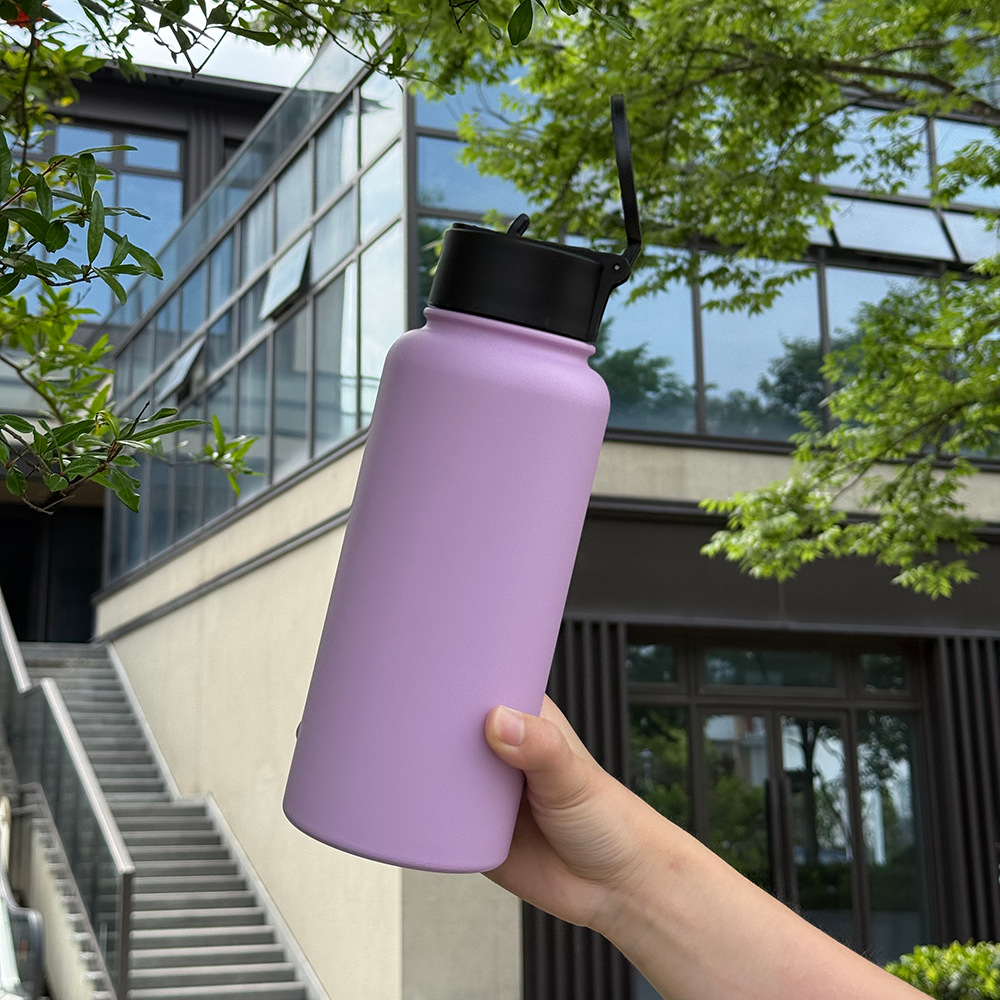 Amazon teléfono móvil transfronterizo imán 32oz taza espacial 304 taza de vacío de boca ancha botella deportiva de gran capacidad
