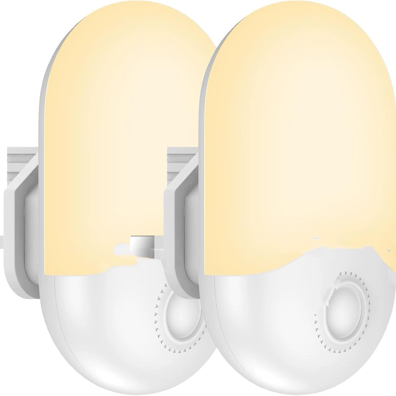 Night Light LED, Lightweight Plug-In Touch/Remote, Warm White & 7-Color, Motion Sensor Option