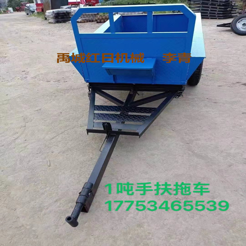 1 吨 手扶拖车     手扶拖拉机带手扶拖车    农用车斗