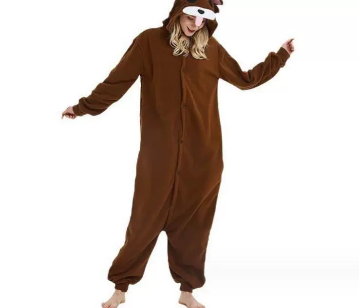 [Японская оригинальная версия Rilakkuma Kigurumi взрослый комбинезон пижама Мишка-падер]