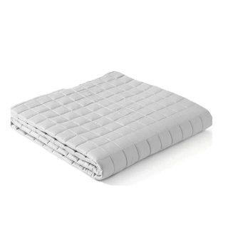 定制跨境外贸重力毯办公室午睡毛毯浅灰色柔软weighted blanket