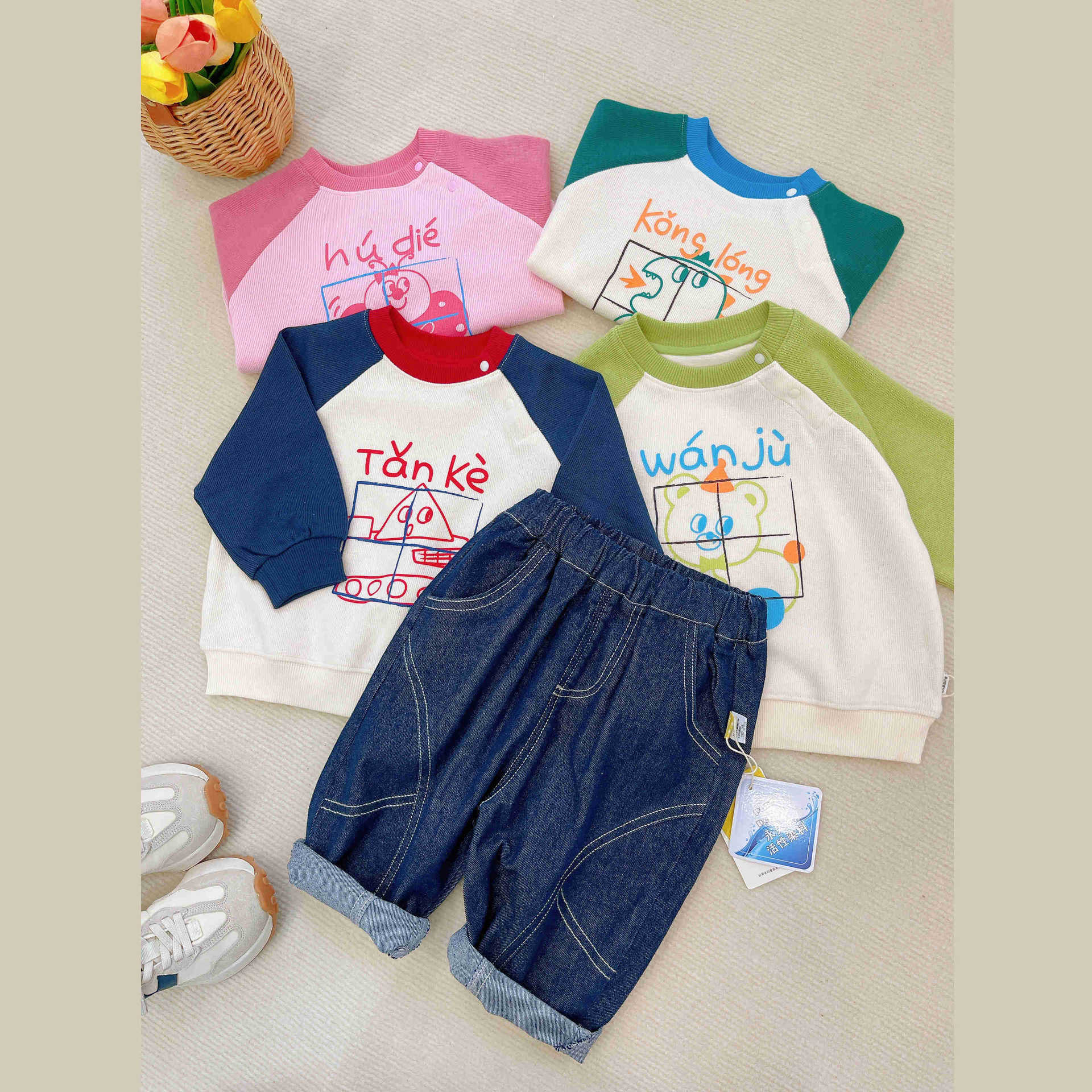 Highly Recommended: Dudu's Boys' Pants Spring and Autumn Girls' Pants Spring Outfit Infant Children Casual Pants Baby Children's Clothing