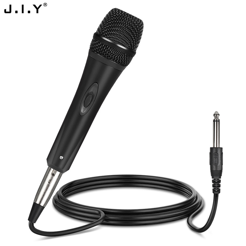 JIY專(zhuān)業(yè)有線(xiàn)麥克風(fēng)KTV功放音響咪電腦語(yǔ)音會(huì)議手持動(dòng)圈式話(huà)筒跨境