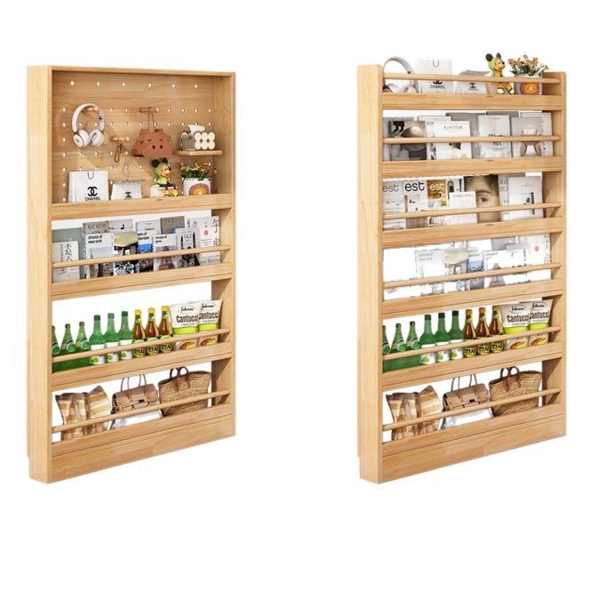 Puerta de madera sólida trasera estante de libros doméstico super delgado piso integrado contra la pared estante de almacenamiento pasillo estrecho estante de exhibición de gabinete de hendidura