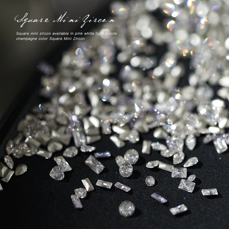50 ultra-Flash mini pointed zircon nail jewelry flash nail decoration drill small accessories zircon mixed wholesale 50 ultra-Flash mini pointed zircon nail jewelry flash nail decoration drill small accessories zircon mixed wholesale