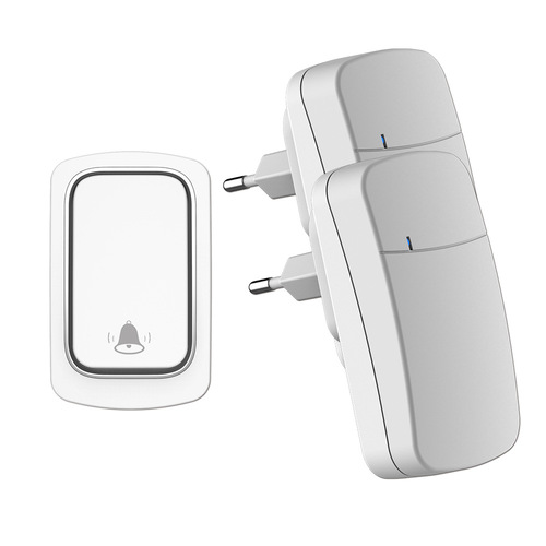 Hot selling wireless self-generating doorbell manufacturer direct supply home electronic remote control doorbell battery-free elderly pager