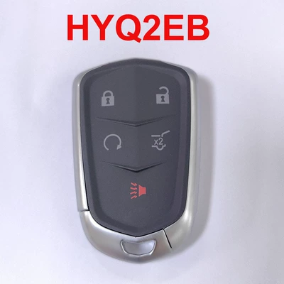 Suitable for Cadillac car XT4 XT5 XT6 smart 5 key remote control key HYQ2ES HYQ2EB (Car Keys) - black-type-a-hyq2eb