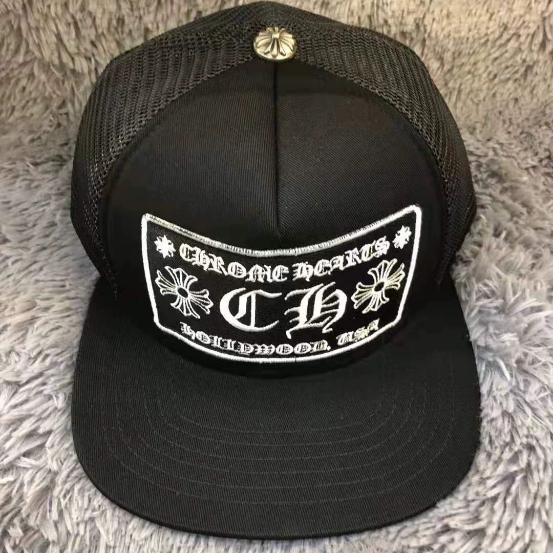 24SSChrome Hearts шляпа санскрит вышивка цветной блок кепка пара модель кросс-бордер единый размер хлопок Гуанчжоу