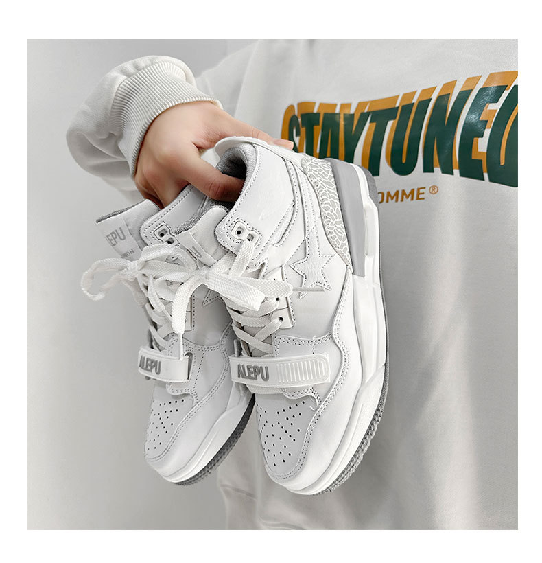 High top niche lightweight star air cushion board 2024 new spring versatile studt sports leisure shoes for _voghion.com