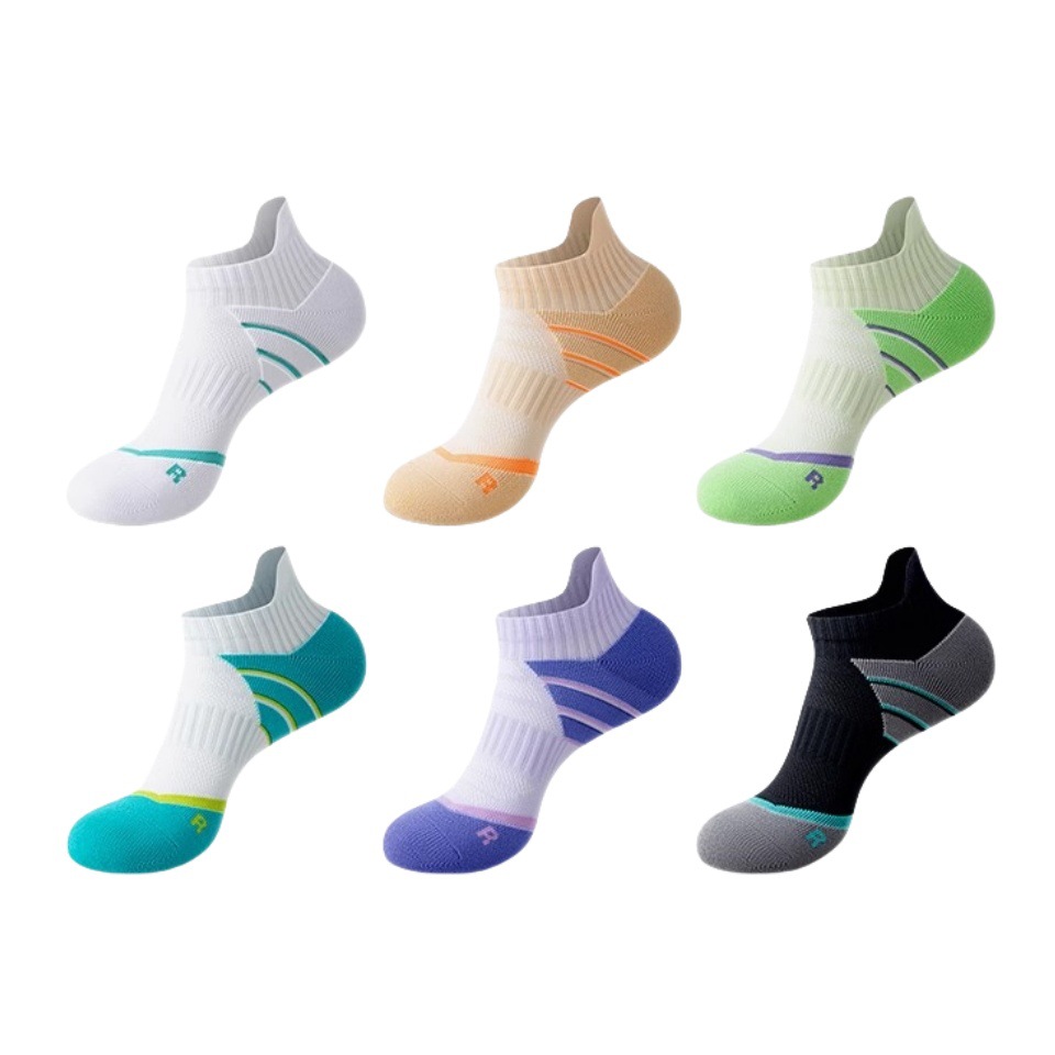 Women's Professional Running Socks Short Style For Spring/Summer Outdoor Marathon Badminton Terry Cloth Bottom Anti Chafing_desvips.com