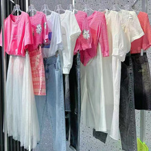 三彩25夏装引流吸粉大牌优雅连衣裙气质淑女上衣商场专柜神货批发