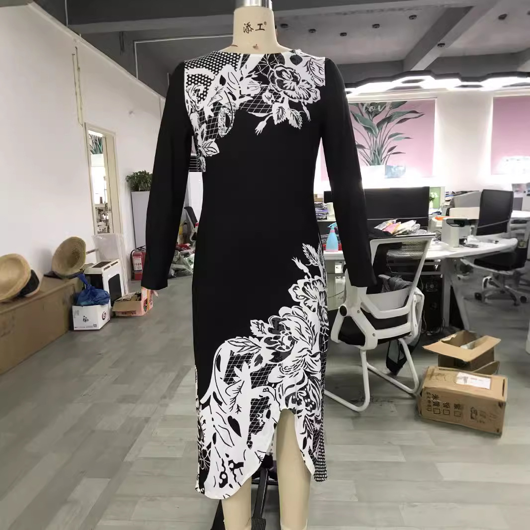 Robe Cheongsam cintrée à la taille, style urbain, élégante et décontractée_voghion.com