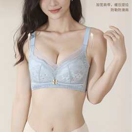 婷婷533#细腻洞洞杯内衣34-40薄BC杯聚拢侧收四排扣文胸批发跑量