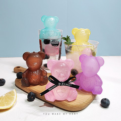 Summer Bear Ice Cube Mold Recyclable Ice Cubes Ice Chilling Ice Maker Ice Tray Famous Ice Crystals Non-Melting Ice Stones