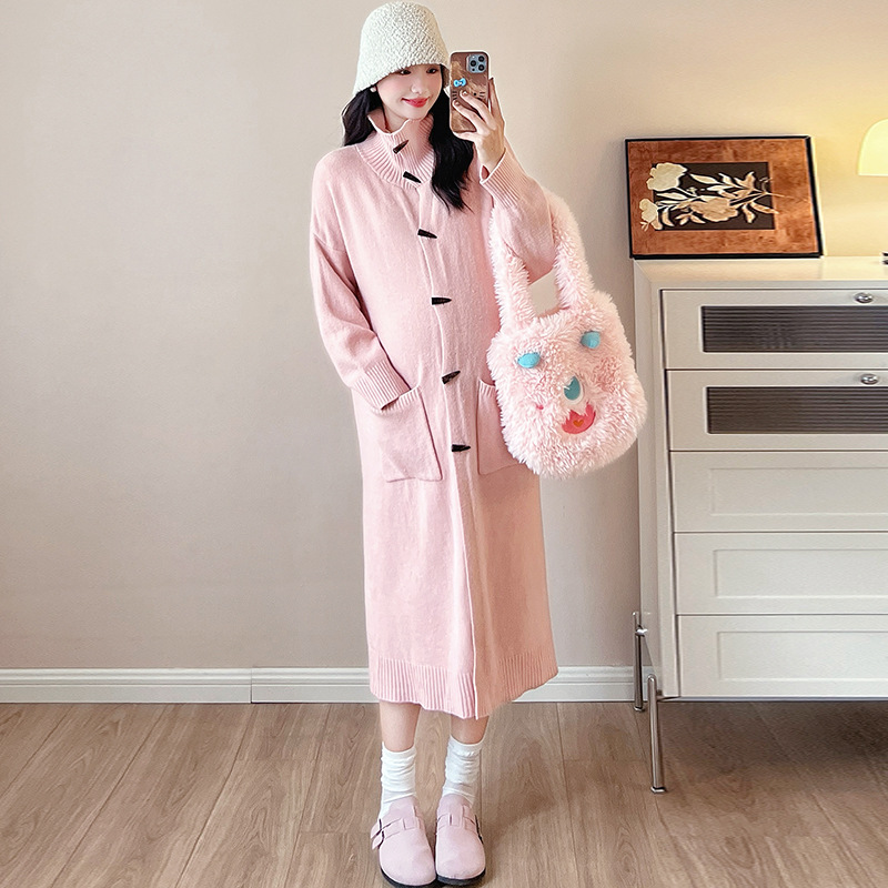 핑크 혼 버튼 재킷