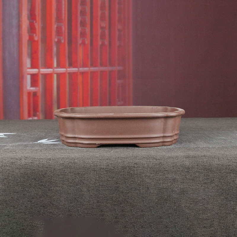 ZSZ63 бонсай цветочный горшок Чжан Чжичэн Бутик Фиолетовый песок Ретро круглое креативное Украшение Рабочего Стола