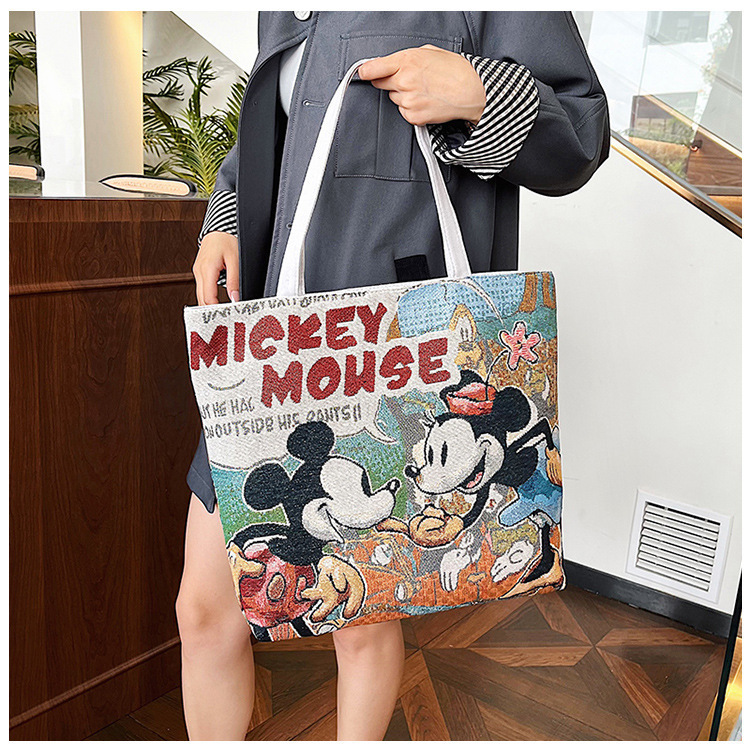 メーカー卸売り両面金糸刺繍布バッグ大容量マミーバッグ手提げショルダーバッグ民族風大容量バッグ|undefined