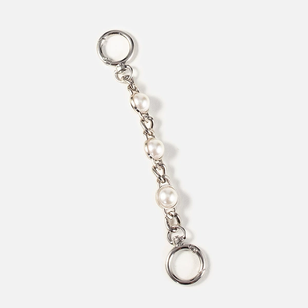 Silver chain pearl model (about 18cm)