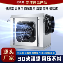 单向流新风系统换气一体机家用商用厨房台球厅棋牌室壁挂通风换气