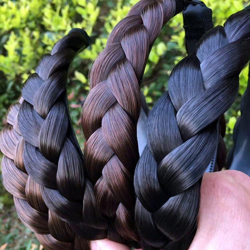 A34假髮發箍加粗加厚款4