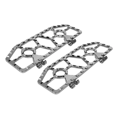 Suitable for Harley Big Motorcycle pedals - round-hole-large-pedal-electroplating