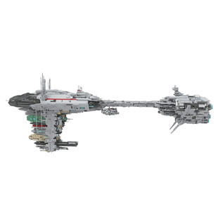 C4202 Medical Corvette Ship from the Movie 5734 Part Ship Transport Model