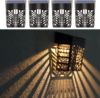 new pattern solar energy Hollow Wall lamp originality outdoors courtyard villa Wall Bamboo fence fence Decorative lamp Super long Life